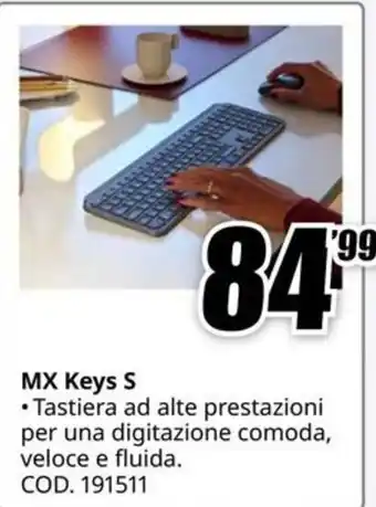 MediaWorld MX Keys S offerta