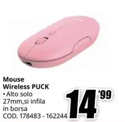 MediaWorld Mouse Wireless PUCK offerta