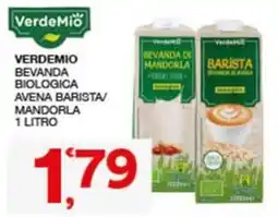 Quick Sisa VerdeMio bevanda biologica avena barista/mandorla offerta