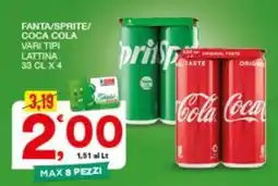 Quick Sisa FANTA/SPRITE/COCA COLA offerta