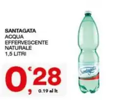 Quick Sisa SANTAGATA ACQUA EFFERVESCENTE NATURALE offerta