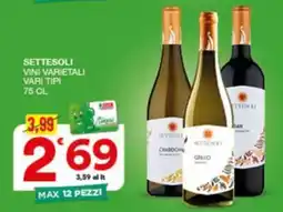 Quick Sisa Settesoli vini varietali offerta