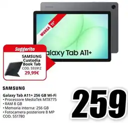MediaWorld SAMSUNG Galaxy Tab A11+ offerta
