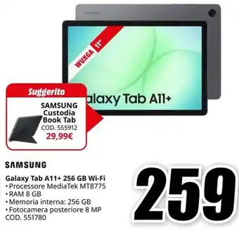 MediaWorld SAMSUNG Galaxy Tab A11+ offerta