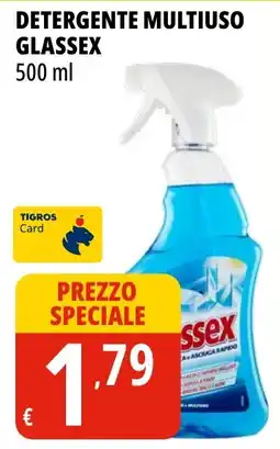 Tigros Detergente multiuso Glassex offerta