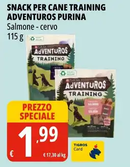 Tigros SNACK PER CANE TRAINING ADVENTUROS PURINA offerta