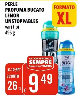Tigros Perle profuma bucato Lenor Unstoppables offerta