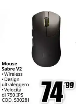 MediaWorld Mouse Sabre V2 offerta