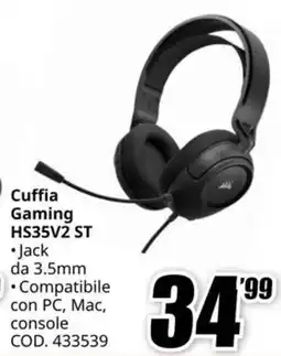 MediaWorld Cuffia Gaming HS35V2 ST offerta