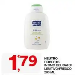 Quick Sisa Neutro Roberts Intimo Delicato offerta