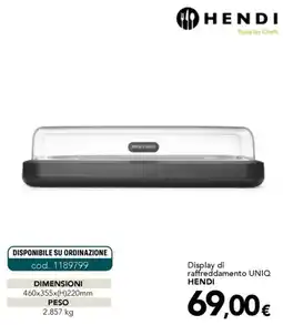 Altasfera Display di raffreddamento UNIQ HENDI offerta