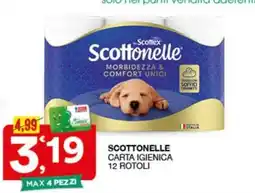 Quick Sisa Scottonelle carta igienica offerta