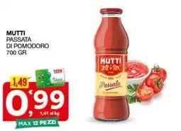 Quick Sisa MUTTI PASSATA DI POMODORO offerta