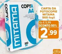 Iperal Carta da fotocopie Mitama offerta