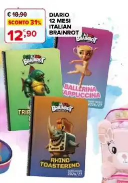 Iperal DIARIO 12 MESI ITALIAN BRAINROT offerta