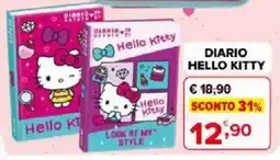 Iperal Diario Hello Kitty offerta