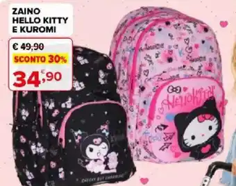 Zaino hello kitty e kuromi