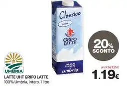 Superconti Latte UHT Grifo Latte offerta