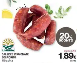 Superconti Salsicce stagionate Colfiorito offerta