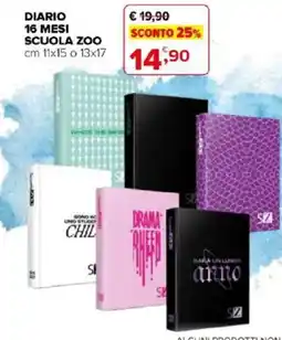 Iperal DIARIO 16 MESI SCUOLA ZOO offerta