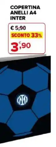 Iperal Copertina Anelli A4 Inter offerta