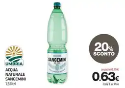 Superconti Acqua Naturale Sangemini offerta