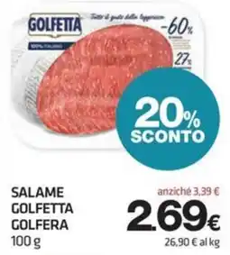 Superconti Salame Golfetta Golfera offerta