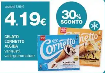 Superconti Gelato Cornetto Algida offerta