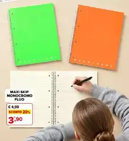 Iperal Maxi skip monocromo fluo offerta