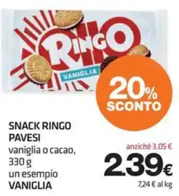 Superconti SNACK RINGO PAVESI offerta