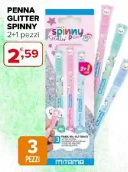 Iperal Penna Glitter Spinny Mitama offerta