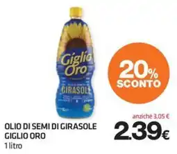 Superconti OLIO DI SEMI DI GIRASOLE GIGLIO ORO offerta