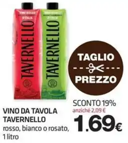 Superconti Vino da tavola Tavernello offerta