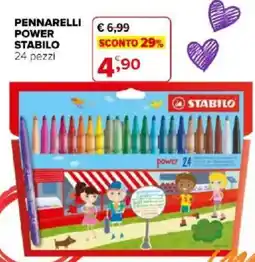 Iperal Pennarelli Power Stabilo offerta