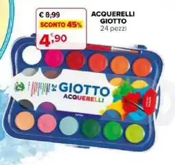 Iperal Acquerelli Giotto offerta