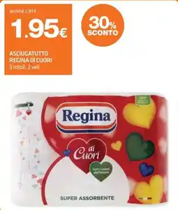 Superconti Asciugatutto Regina di Cuori offerta