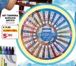 Iperal SET TEMPERA ACRILICA ARTICO offerta