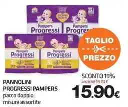 Superconti Pannolini Progressi Pampers offerta