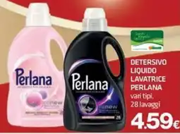 Superconti Detersivo liquido lavatrice Perlana offerta
