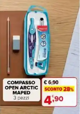 Iperal Compasso Open Arctic Maped offerta