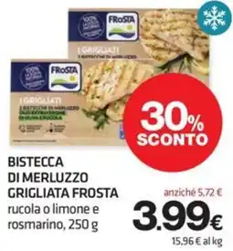 Superconti Bistecca di merluzzo grigliata Frost offerta
