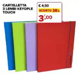 Iperal CARTELLETTA 3 LEMBI KEYOPLE TOUCH offerta