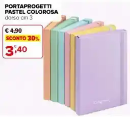 Iperal PORTAPROGETTI PASTEL COLOROSA offerta