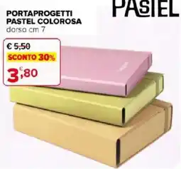 Iperal PORTAPROGETTI PASTEL COLOROSA offerta