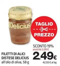 Superconti Filetti di Alici Distese Delicius offerta