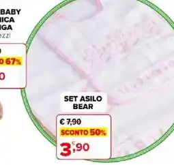 Iperal SET ASILO BEAR offerta