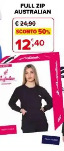 Iperal Full zip Australian offerta