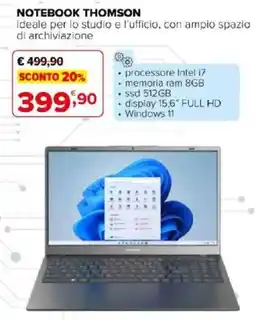 Iperal Notebook thomson offerta