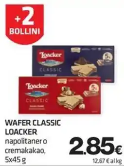 Superconti WAFFER CLASSIC LOACKER offerta
