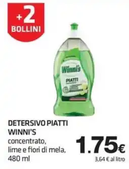 Superconti Detersivo piatti Winni's offerta